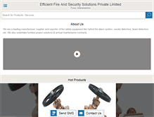 Tablet Screenshot of efficientfiresolutions.com